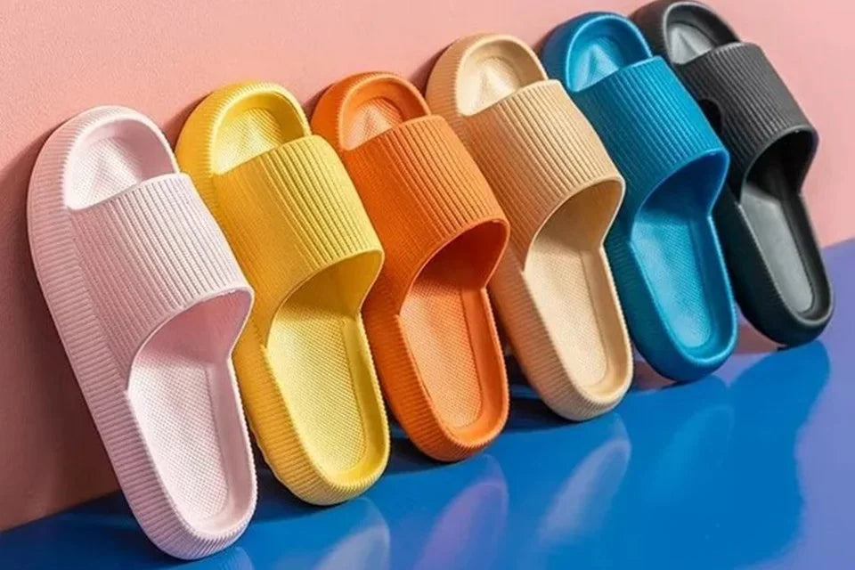 Chinelo Cielo  a sensação de conforto e leveza, como se estivesse caminhando nas nuvens.
